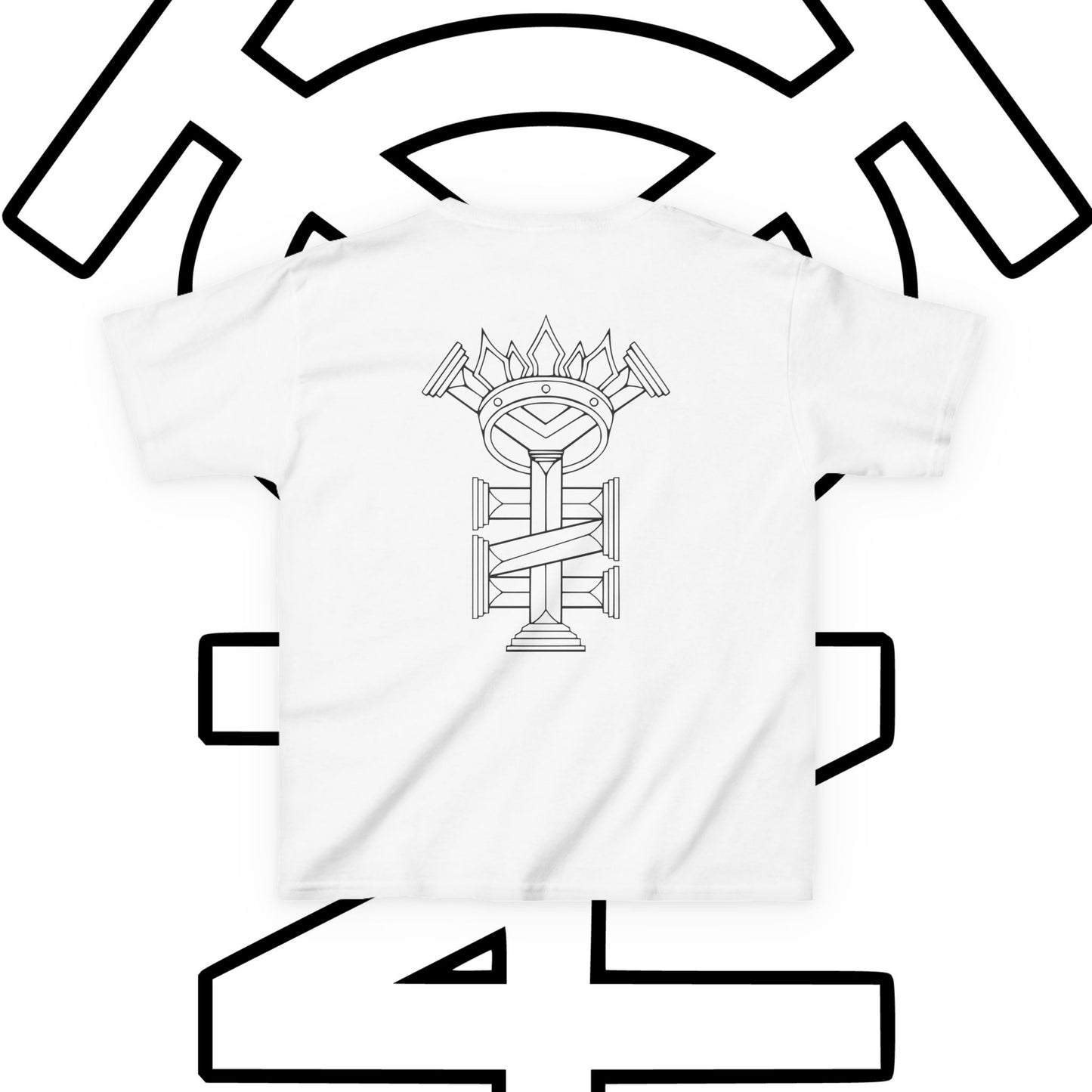 "Crowned Yona" -Adult & Youth Size Heavy Cotton Tee