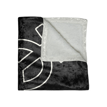 Stylish Velvet Blanket - "ENVYD l YONA" Design
